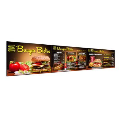 HD Digital Menu Boards for Restaurants and Cafés