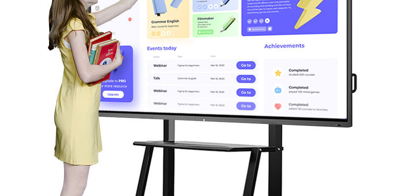 Classroom Digital Touch Screen Interactive Display (4) Interactive Digital Touch Screen for School Teaching