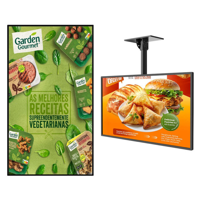 HD Restaurant Digital Menu Boards with Smart Display