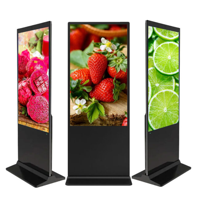 Custom Indoor Digital Signage LCD Touch Display (4) Custom Freestanding LCD Touch Indoor Digital Signage
