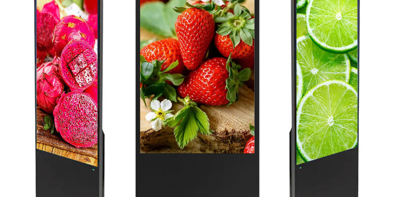 Custom Freestanding LCD Touch Indoor Digital Signage