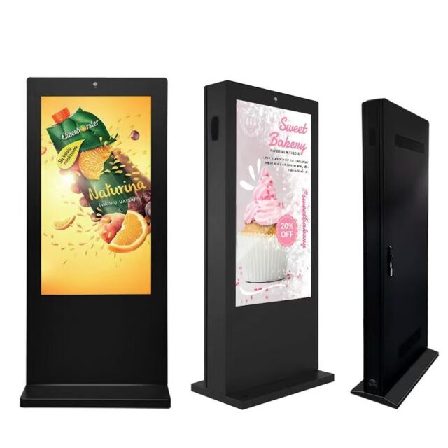 Freestanding Touch Screen Outdoor Digital Signage Display