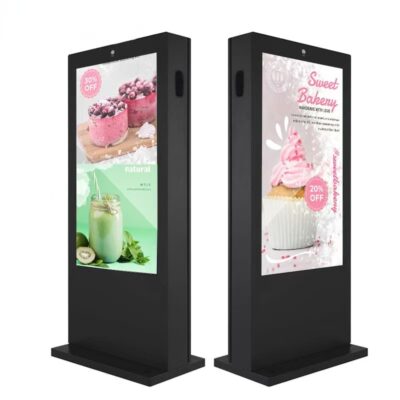 Freestanding Touch Screen Outdoor Digital Signage Display