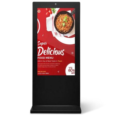 Freestanding Touch Screen Outdoor Digital Signage Display