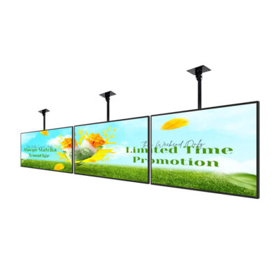 Hanging Restaurant Digital Menu Boards Advertising Display