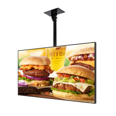 Hanging Restaurant Digital Menu Boards Advertising Display