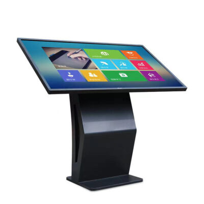 Interactive LCD Kiosk Floor Stand Digital Touch Screen