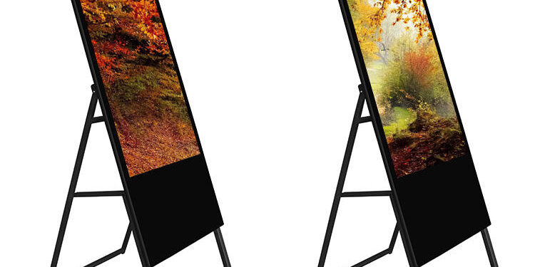 Indoor Digital Signage Supplier Portable LCD Display (6) Portable Mobile LCD Indoor Digital Signage Supplier Display