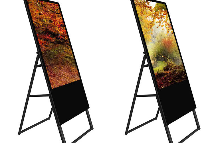 Portable Mobile LCD Indoor Digital Signage Supplier Display