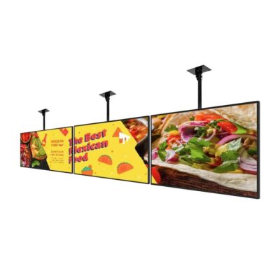 LCD Restaurant Digital Menu Boards Advertising Display