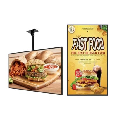 LCD Restaurant Digital Menu Boards Advertising Display