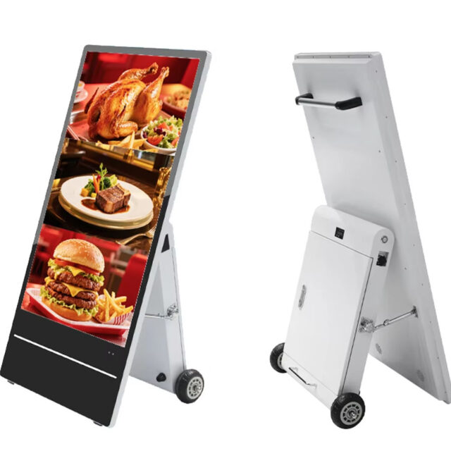 Portable Foldable Outdoor Digital Signage Display
