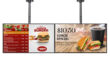 Hanging HD LCD Digital Menu Boards for Restaurants