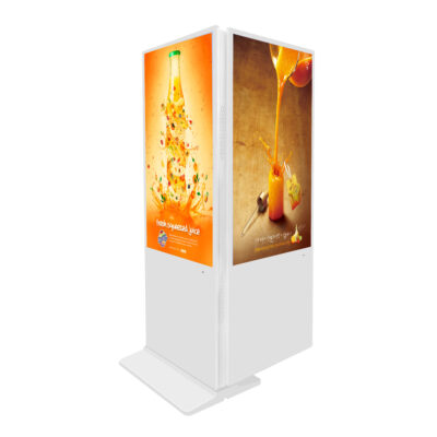 Double-sided freestanding LCD outdoor digital signage for advertising