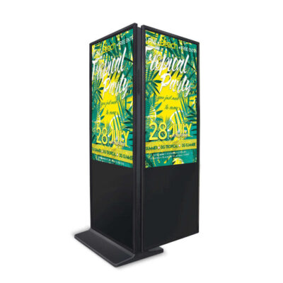 Double-sided freestanding LCD outdoor digital signage for advertising