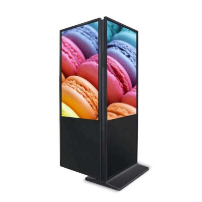 Double-sided freestanding LCD outdoor digital signage for advertising