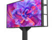 Durable energy-efficient LED outdoor digital signage for advertising
