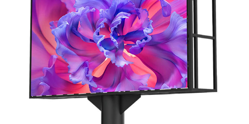 Durable energy-efficient LED outdoor digital signage for advertising