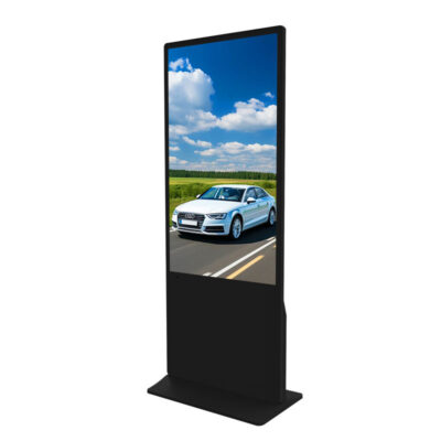 Floor standing 43 49 55 inch digital touch screen advertising display for commercial use