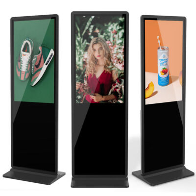 Floor standing LCD indoor digital signage for advertising and retail