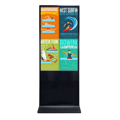 Floor standing LCD indoor digital signage for advertising and retail
