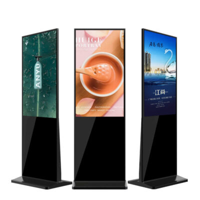 Floor standing LCD indoor digital signage for advertising and retail