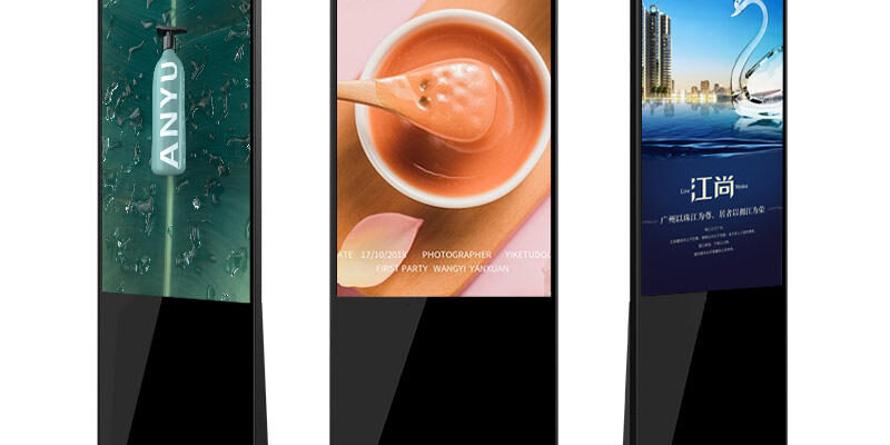 Floor standing LCD indoor digital signage for advertising and retail