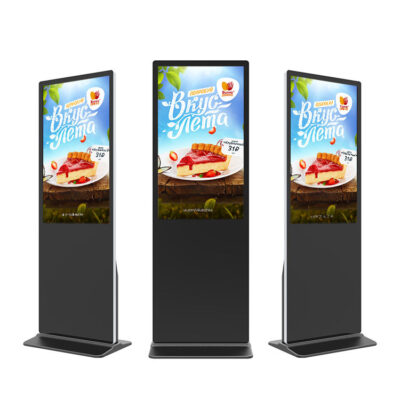 Floor standing LCD indoor digital signage for advertising and retail