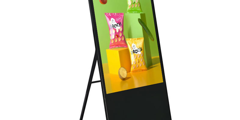 HD portable LCD indoor advertising digital signage display