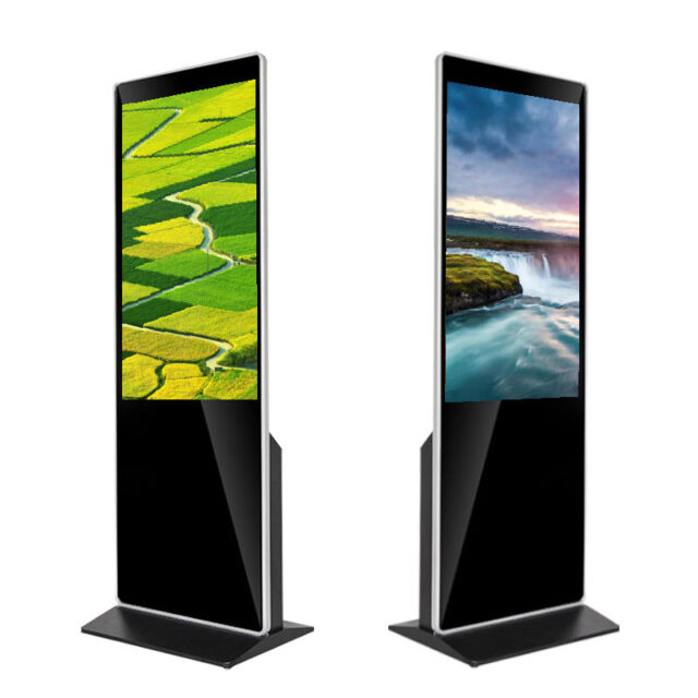 Indoor Floor Standing Digital Touch Screen (1) Indoor floor standing LCD digital touch screen display for mall advertising