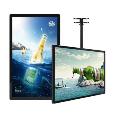 Indoor LCD digital menu boards for restaurant advertising