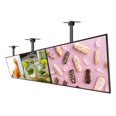 Indoor LCD digital menu boards for restaurant advertising