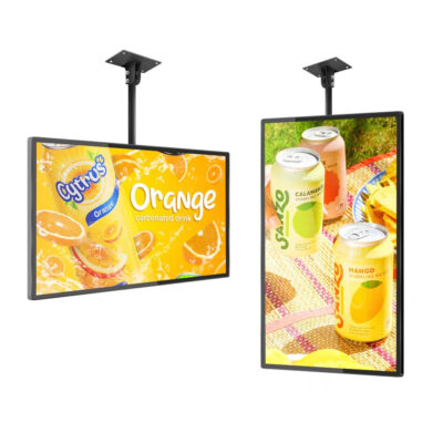 Indoor LCD digital menu boards for restaurant advertising