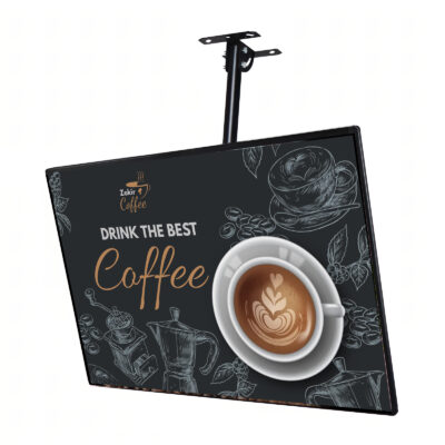 Indoor smart digital menu boards for restaurants and fast food stores