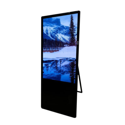 Portable floor standing LCD indoor digital signage for retail and events