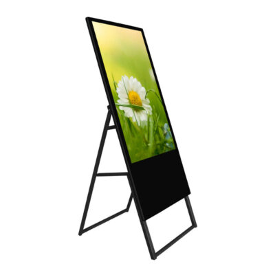 Portable floor standing LCD indoor digital signage for retail and events