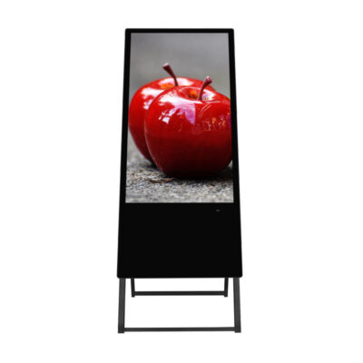 Portable floor standing LCD indoor digital signage for retail and events