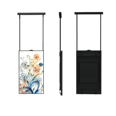 Storefront window display indoor digital signage for malls and retail stores