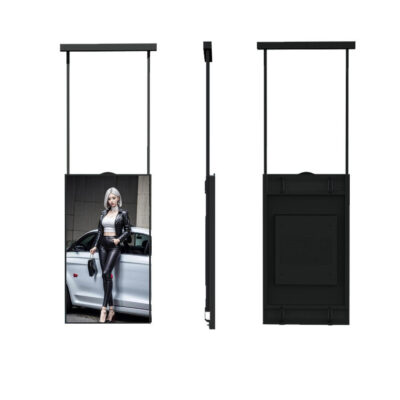 Storefront window display indoor digital signage for malls and retail stores