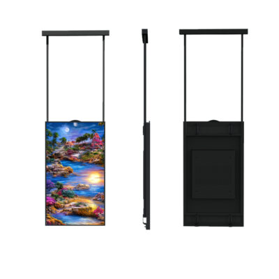 Storefront window display indoor digital signage for malls and retail stores