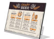 Tabletop LCD digital menu boards for restaurants and beverage shops
