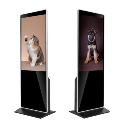 Vertical floor standing LCD indoor digital signage for advertising and retail