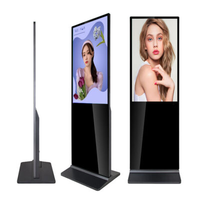 Vertical floor standing LCD indoor digital signage for advertising and retail