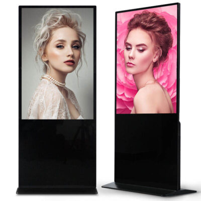 Vertical floor standing LCD indoor digital signage for advertising and retail