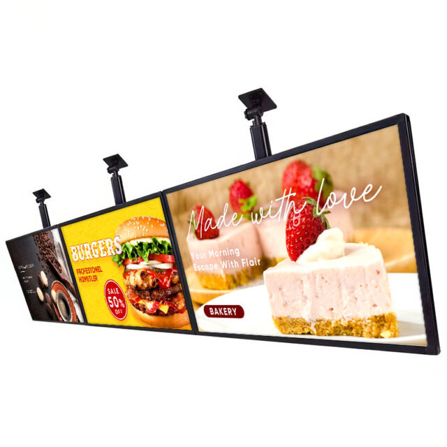 Wall Mounted Restaurant Digital Menu Boards (1) High-quality wall mounted digital menu boards for restaurant advertising