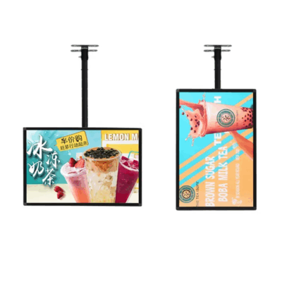 High-quality wall mounted digital menu boards for restaurant advertising