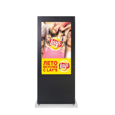 Waterproof high brightness floor stand LCD outdoor digital signage for advertising